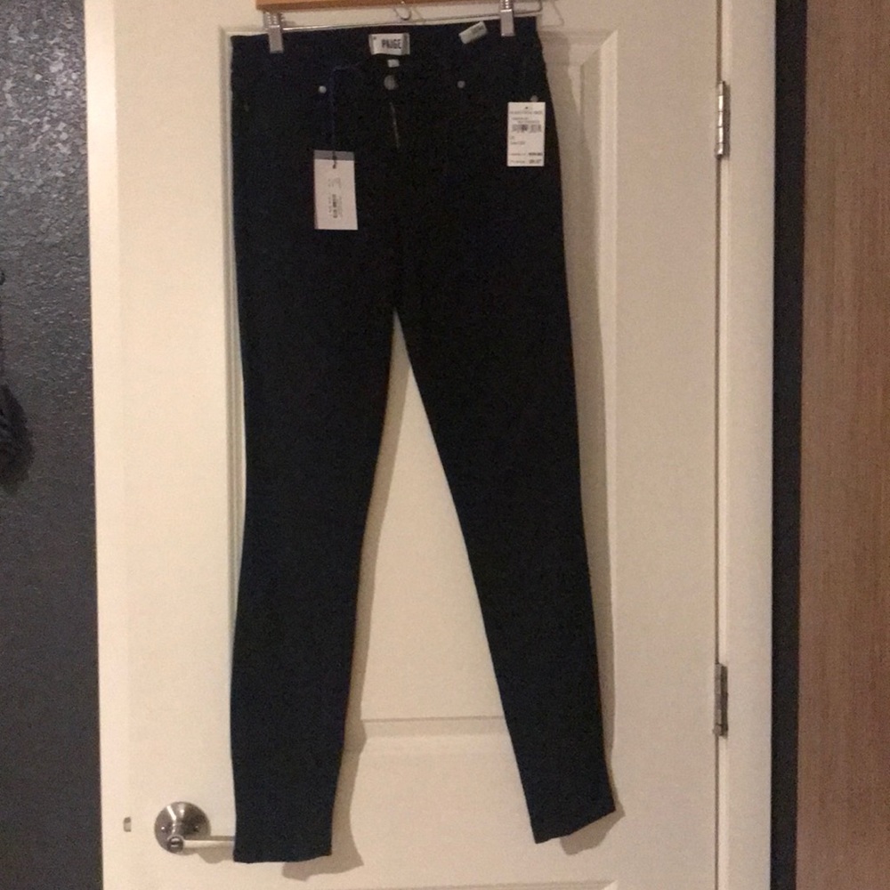 Paige black flexible jeans